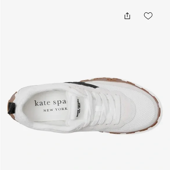 Kate Spade Cream and Black Casual Sneakers - Picture 3 of 12